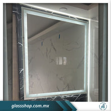 Cargar imagen en el visor de la galería, Espejo de 6mm, Cenefa y luz LED por M2