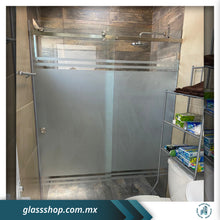 Cargar imagen en el visor de la galería, Cancel de Baño Corredizo Bacalar de 10 mm