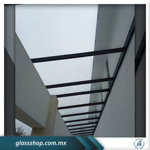 Cargar imagen en el visor de la galería, Domo de 6MM en cristal templado esmerilado ó claro con estructura por M2