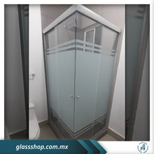 Cargar imagen en el visor de la galería, Cancel de Baño Corredizo 6mm en Escuadra