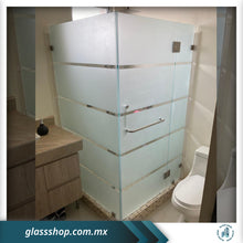 Cargar imagen en el visor de la galería, Cancel de Baño Fijo-Puerta 10mm en Escuadra