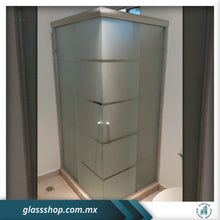 Cargar imagen en el visor de la galería, Cancel de Baño Corredizo 6mm en Escuadra