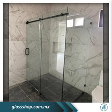 Cargar imagen en el visor de la galería, Cancel de Baño Corredizo en Escuadra Bacalar de 10 mm