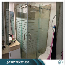 Cargar imagen en el visor de la galería, Cancel de Baño Corredizo en Escuadra Bacalar de 10 mm