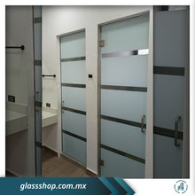 Cargar imagen en el visor de la galería, Cancel de Baño Puerta Batiente de 10 mm