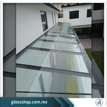 Cargar imagen en el visor de la galería, Domo de 6MM en cristal templado esmerilado ó claro con estructura por M2