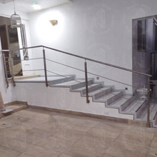 Cargar imagen en el visor de la galería, Barandal de Postes y Varillas en Acero Inoxidable por M2