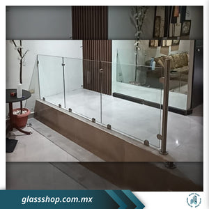 Barandal de Clips ó Embutido de 10mm por M2