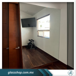 Espejo de 6mm, Pegado a muro por M2