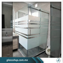 Cargar imagen en el visor de la galería, Cancel de Baño Corredizo en Escuadra Bacalar de 10 mm
