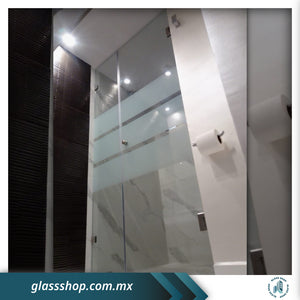 Cancel de Baño Fijo-Puerta 10 mm