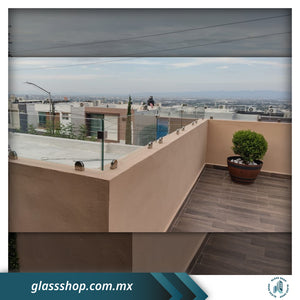 Barandal de Clips ó Embutido de 10mm por M2