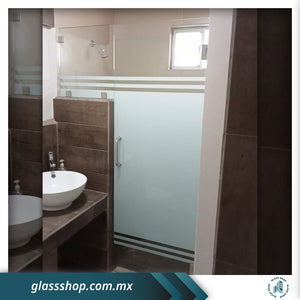 Cancel de Baño Fijo-Puerta 10 mm
