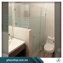 Cargar imagen en el visor de la galería, Cancel de Baño Fijo-Puerta 10mm en Escuadra
