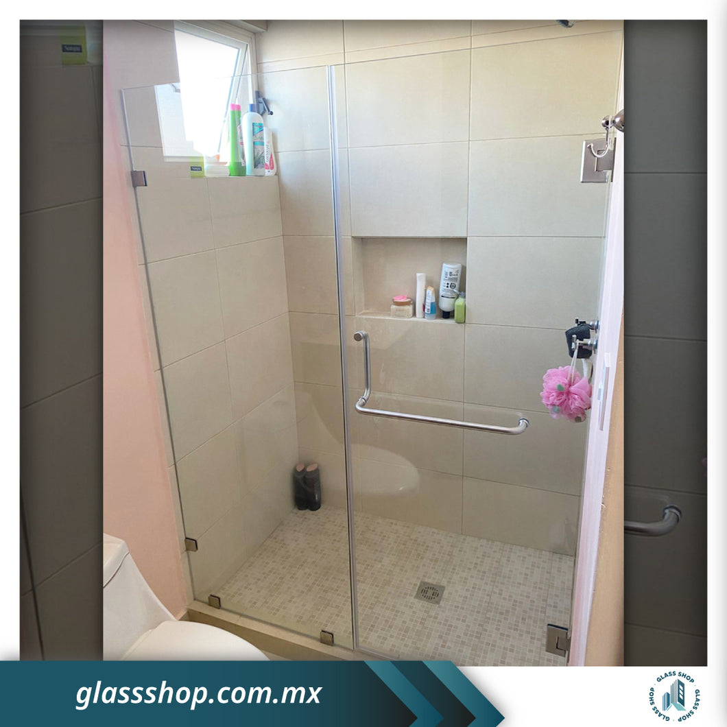 Cancel de Baño Fijo-Puerta 10 mm