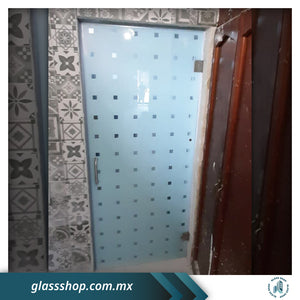Cancel de Baño Puerta Batiente de 10 mm