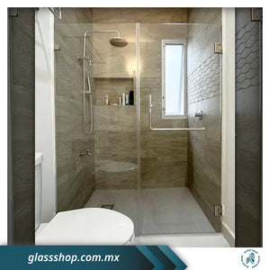 Cancel de Baño Fijo-Puerta 10 mm